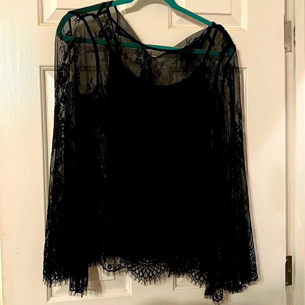 Black lace top. Brand new!